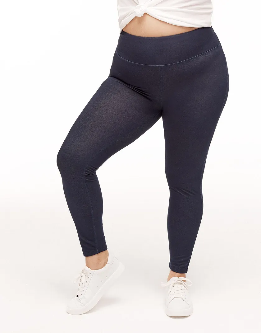 Jessie Dark Blue Plus legwear bundle Model 5