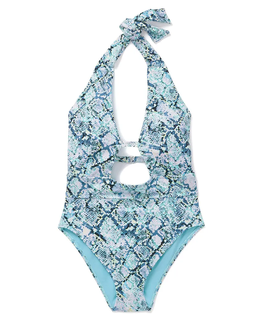 Brinlee Animal Blue Lightly Lined swimwear bundle Still 2