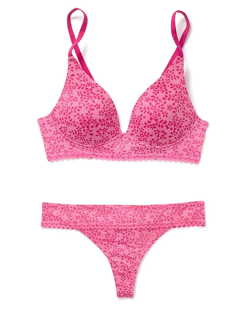 Lori Dark Pink 2 Lightly Lined bra bundle Still 2