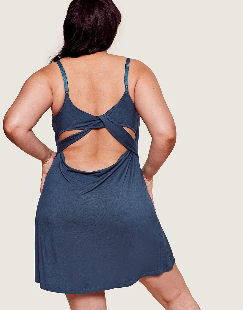 Suzie Dark Blue Plus sleepwear bundle Model 1