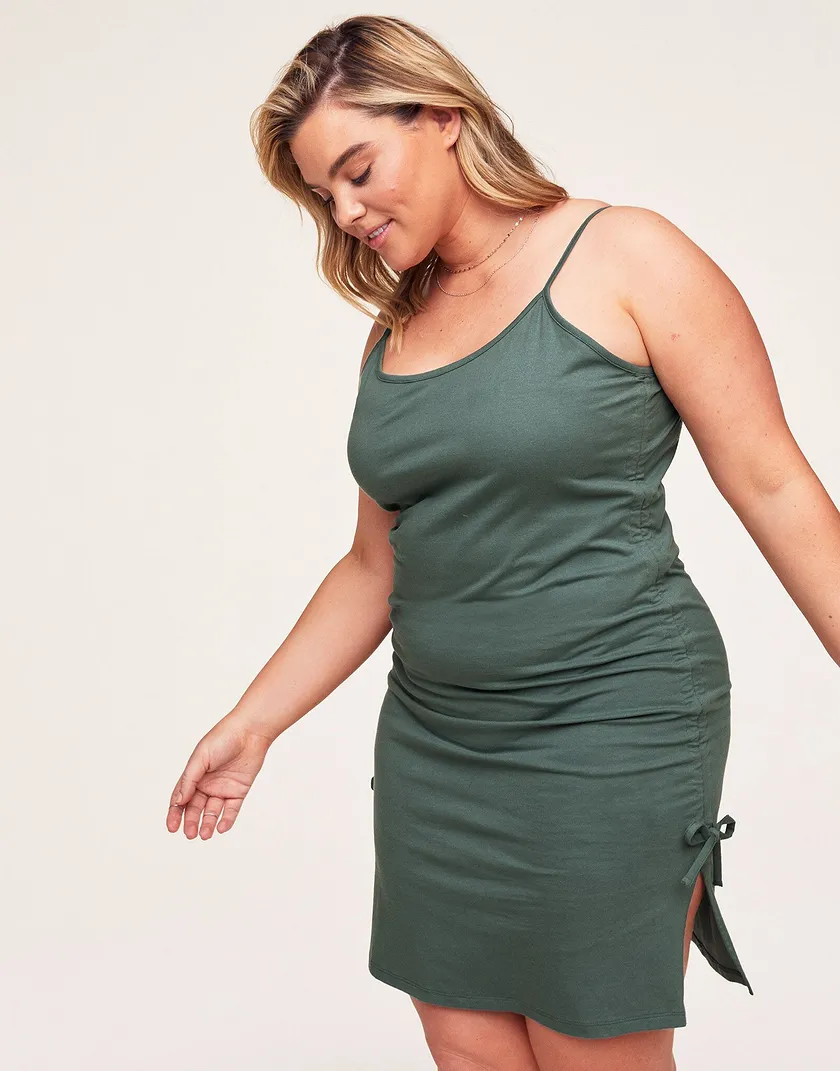 Gina Dark Green Plus sleepwear bundle Model 4