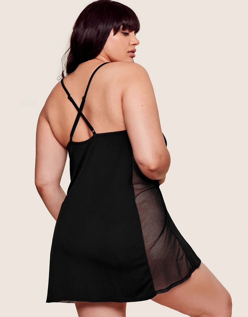 Monika Black Plus sleepwear bundle Model 2
