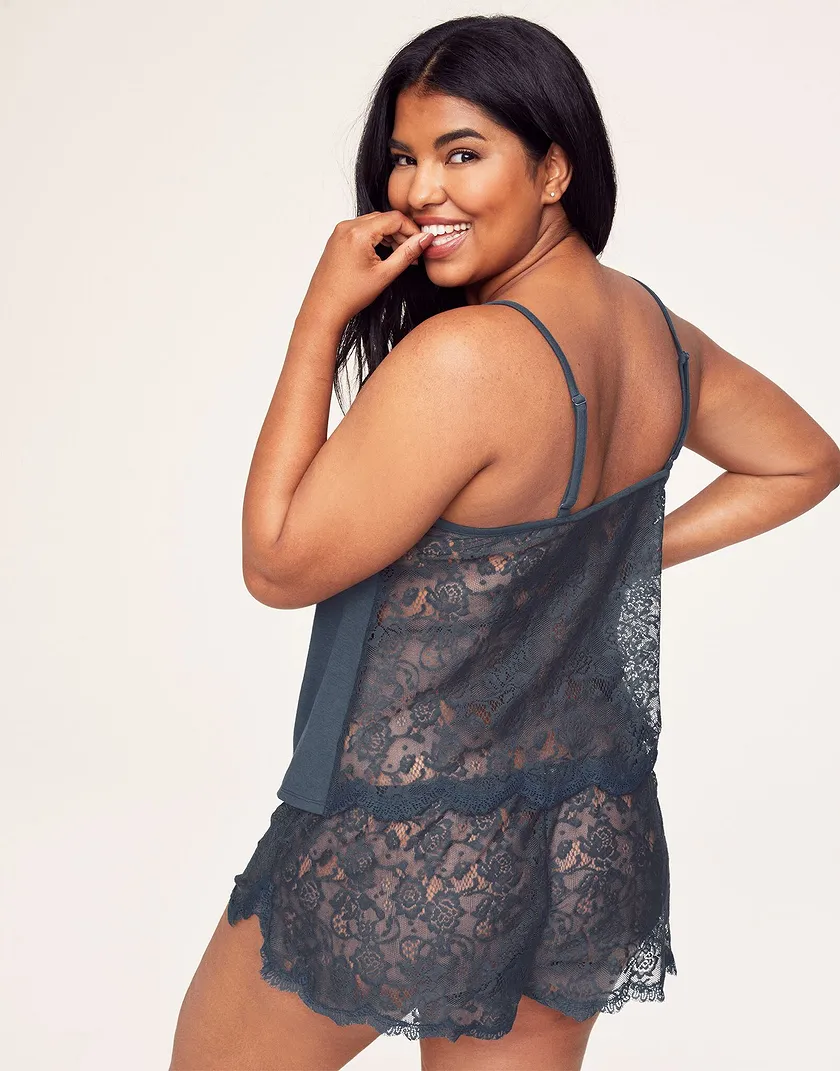 Reign Dark Gray Plus lingerie bundle Model 5