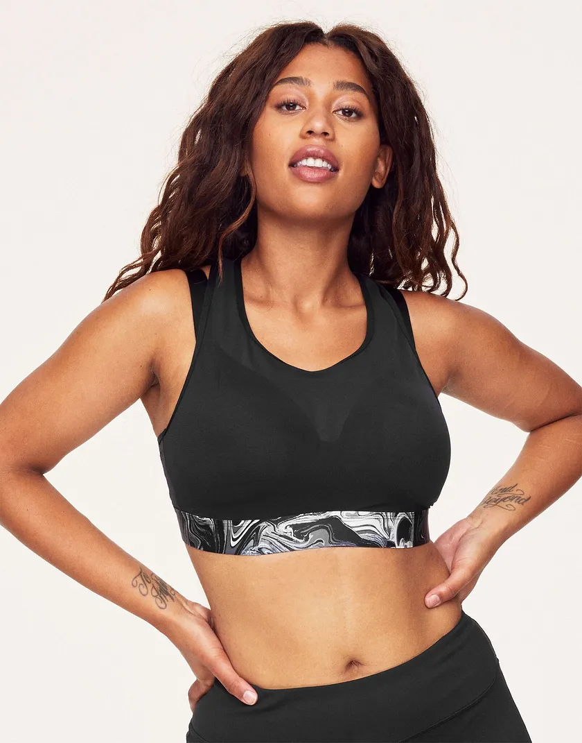 Micah Black Plus Contour activewear bundle Model 2