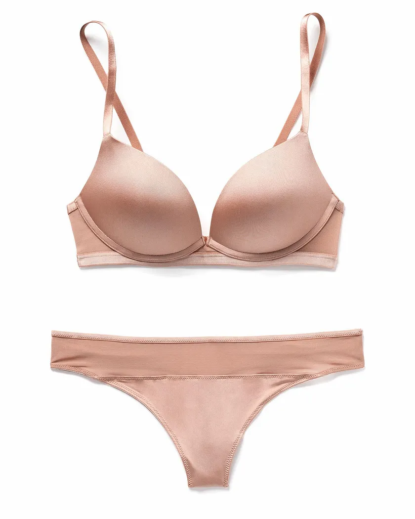 Esley Medium Beige 2 Push Up bra bundle Still 2