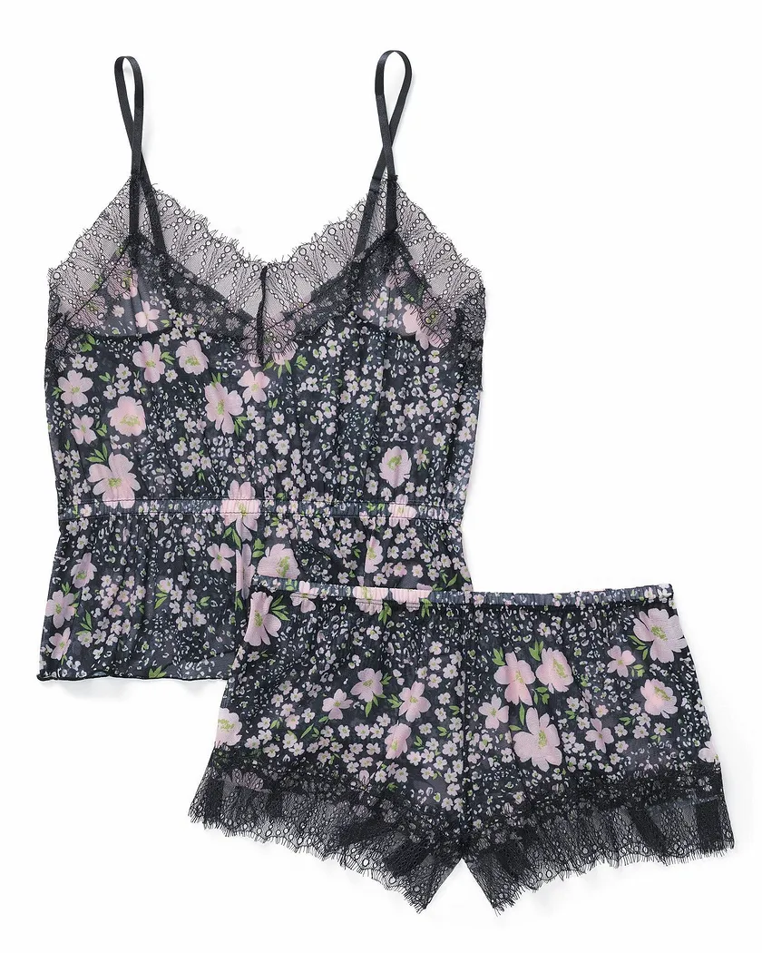 Veronica Floral Blue lingerie bundle Still 3