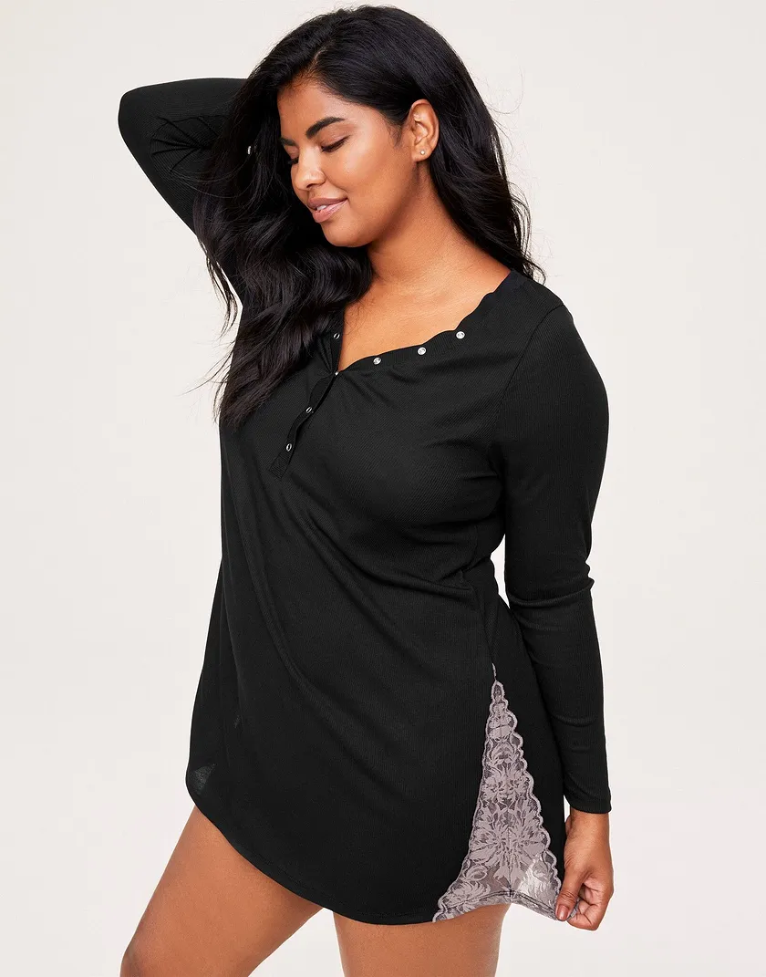 Eniko Black Plus sleepwear bundle Model 1