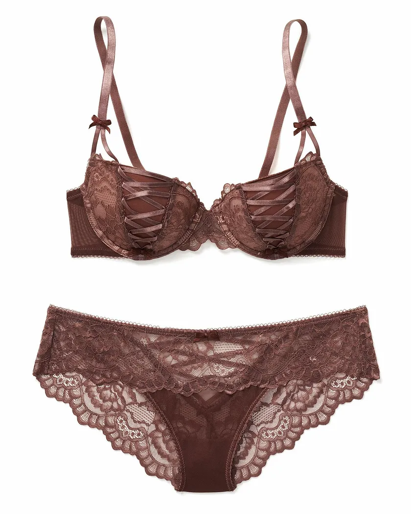Enny Dark Brown 2 Contour bra bundle Still 4