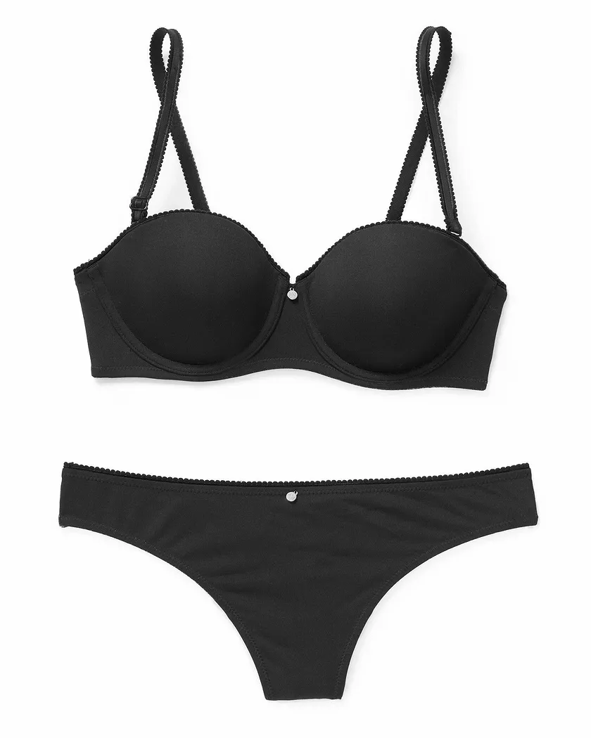 Cecilia Black 2 Lightly Lined bra bundle Still 3