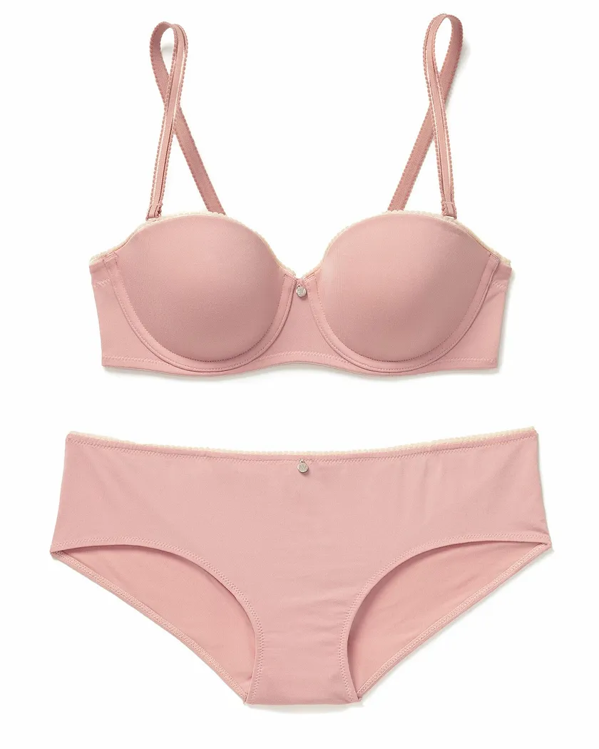 Cecilia Medium Beige 2 Lightly Lined bra bundle Still 3