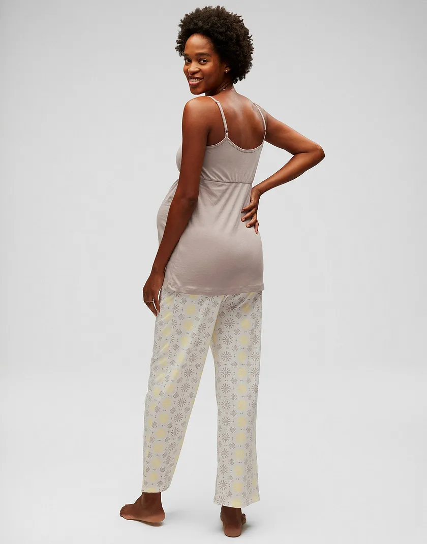 Starlet Cami PJ Set Geo White sleepwear bundle Model 5
