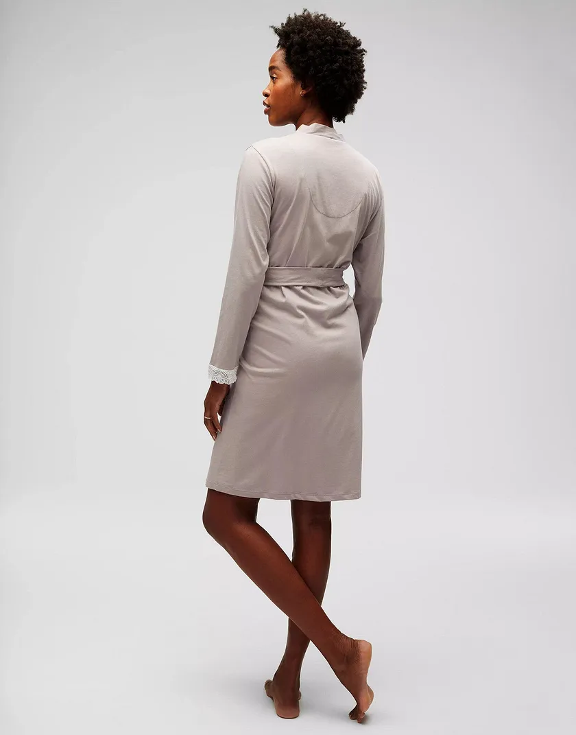 Starlet Robe Gray sleepwear bundle Model 4
