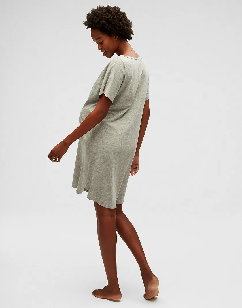 Mama Sleepshirt Gray sleepwear bundle Model 6