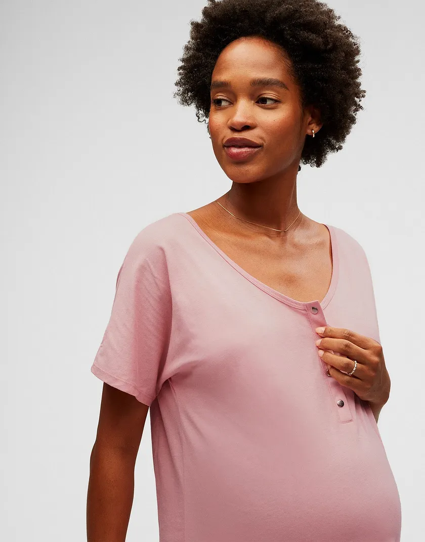 Essential Sleepshirt Medium Pink sleepwear bundle Model 3
