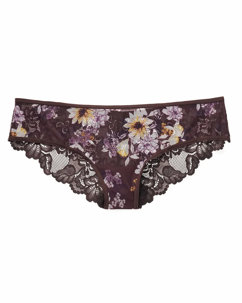Helene Cheeky Floral Brown panty bundle Still 3