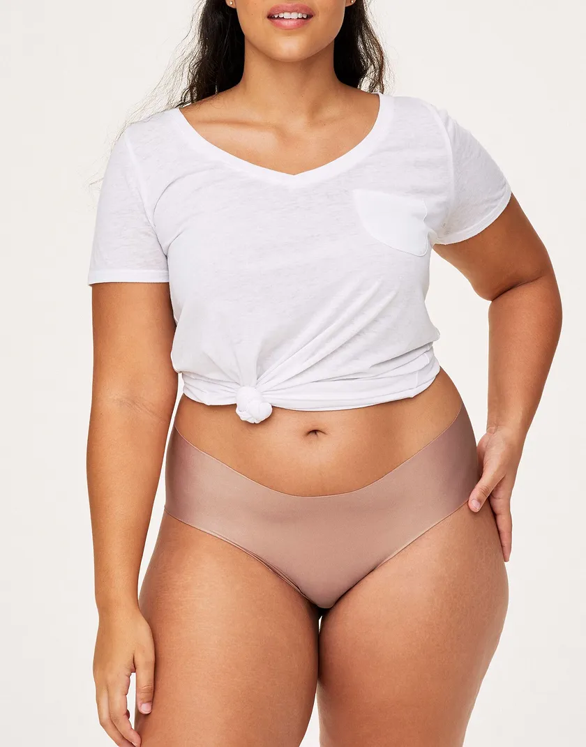 Leto Hipster Medium Beige Plus panty bundle Model 1