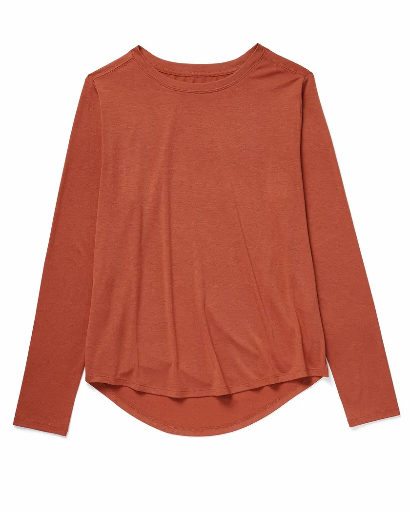 Molly Longsleeve Dark Orange lounge bundle Still 3