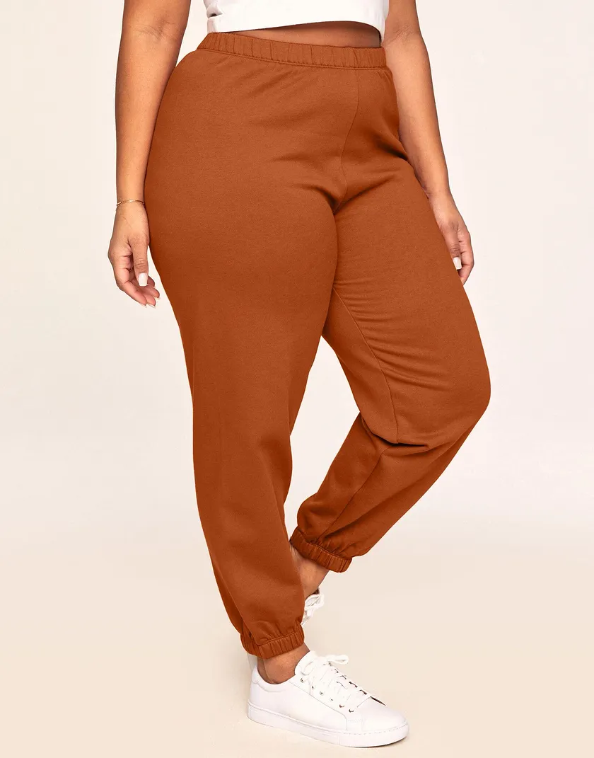 Kaylie Dark Orange Plus lounge bundle Model 5