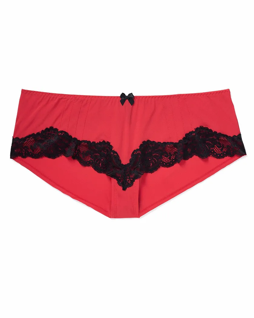 CInda Hipster Dark Red Plus panty bundle Model 3