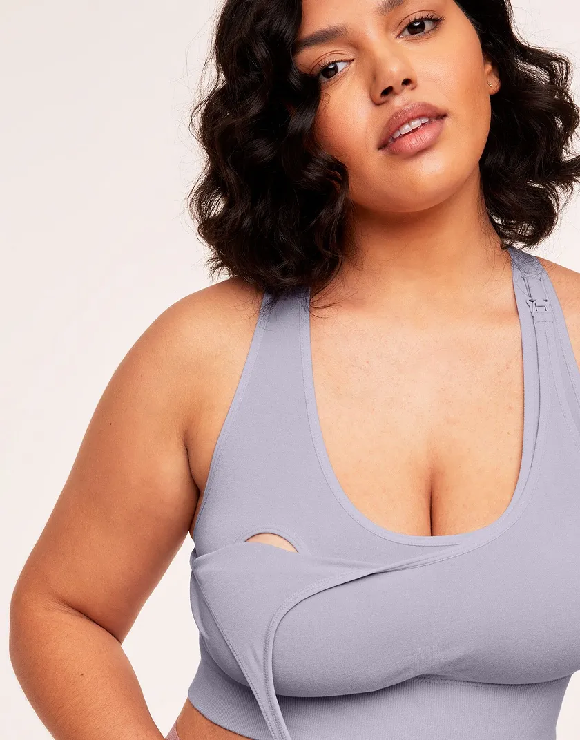 Maternity Nursing/Pump Bra Purple Plus bra bundle Model 1