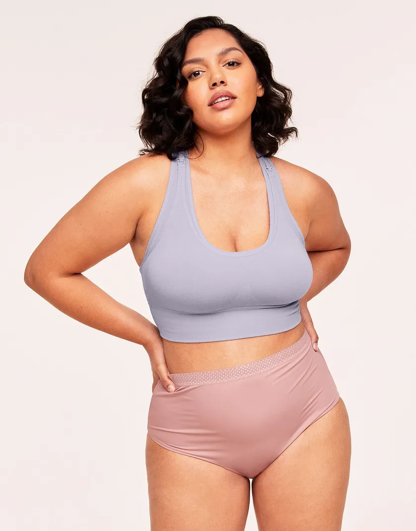 Mama Smoothing Brief High Waisted Medium Beige Plus panty bundle Model 5