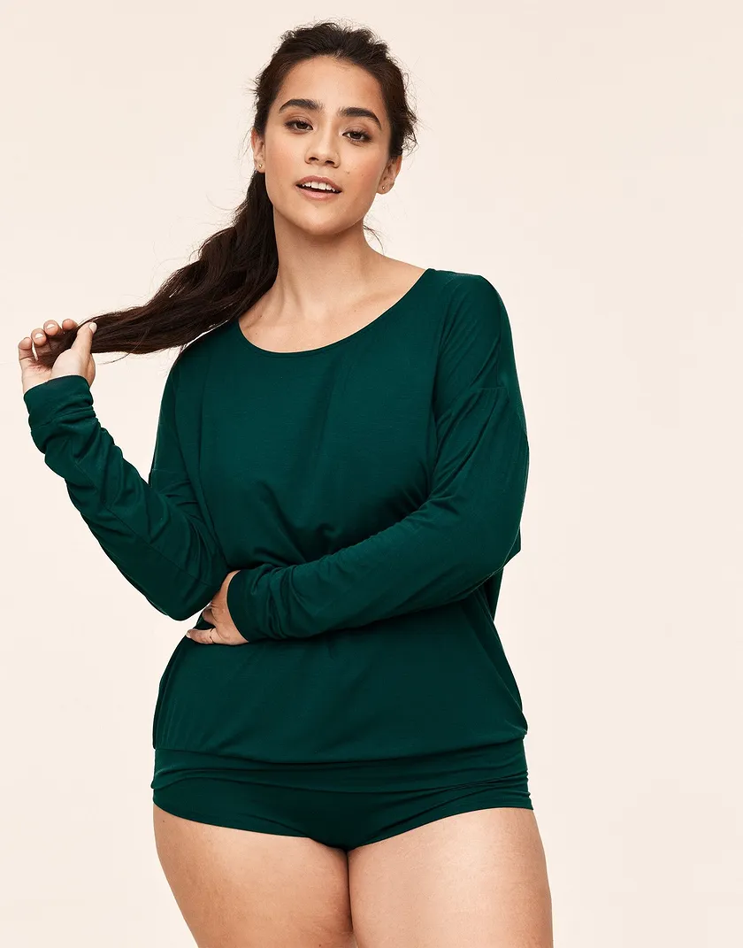 Lyanna Dark Green Plus sleepwear bundle Model 5