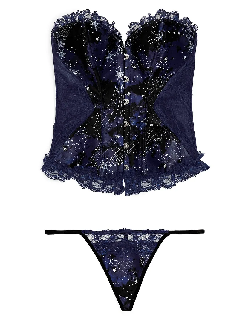 Auburn Novelty Black Unlined corset bundle Still 3