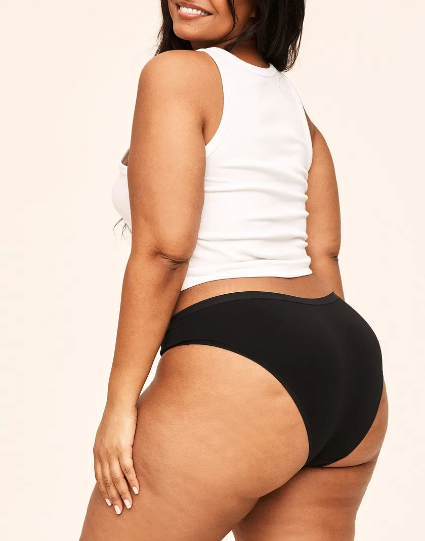 Elaina Bikini Placement Black 18 Plus panty bundle Model 5