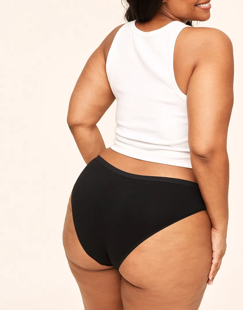 Elaina Bikini Placement Black 21 Plus panty bundle Model 5