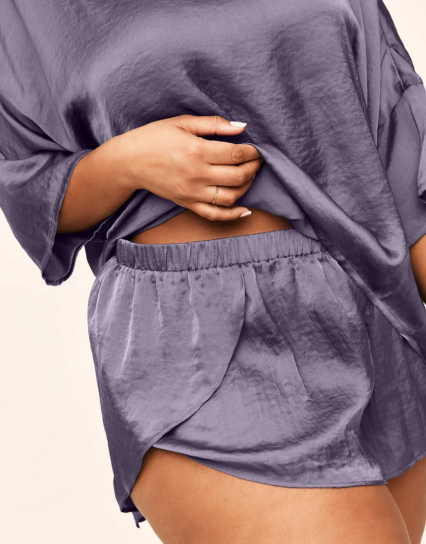 Eliza Dark Purple Plus lounge bundle Model 4
