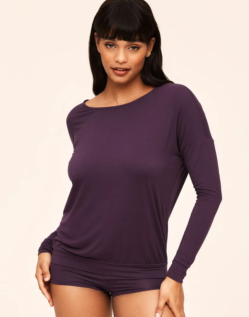 Lyanna Dark Purple sleepwear bundle Model 4