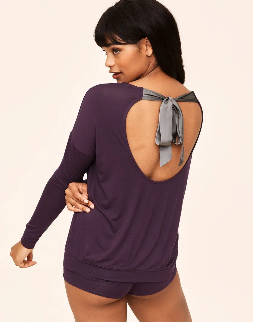 Lyanna Dark Purple sleepwear bundle Model 6