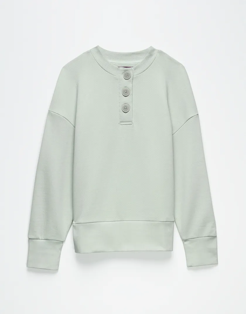 Leilani Sweatshirt Light Gray tops bundle Still 3