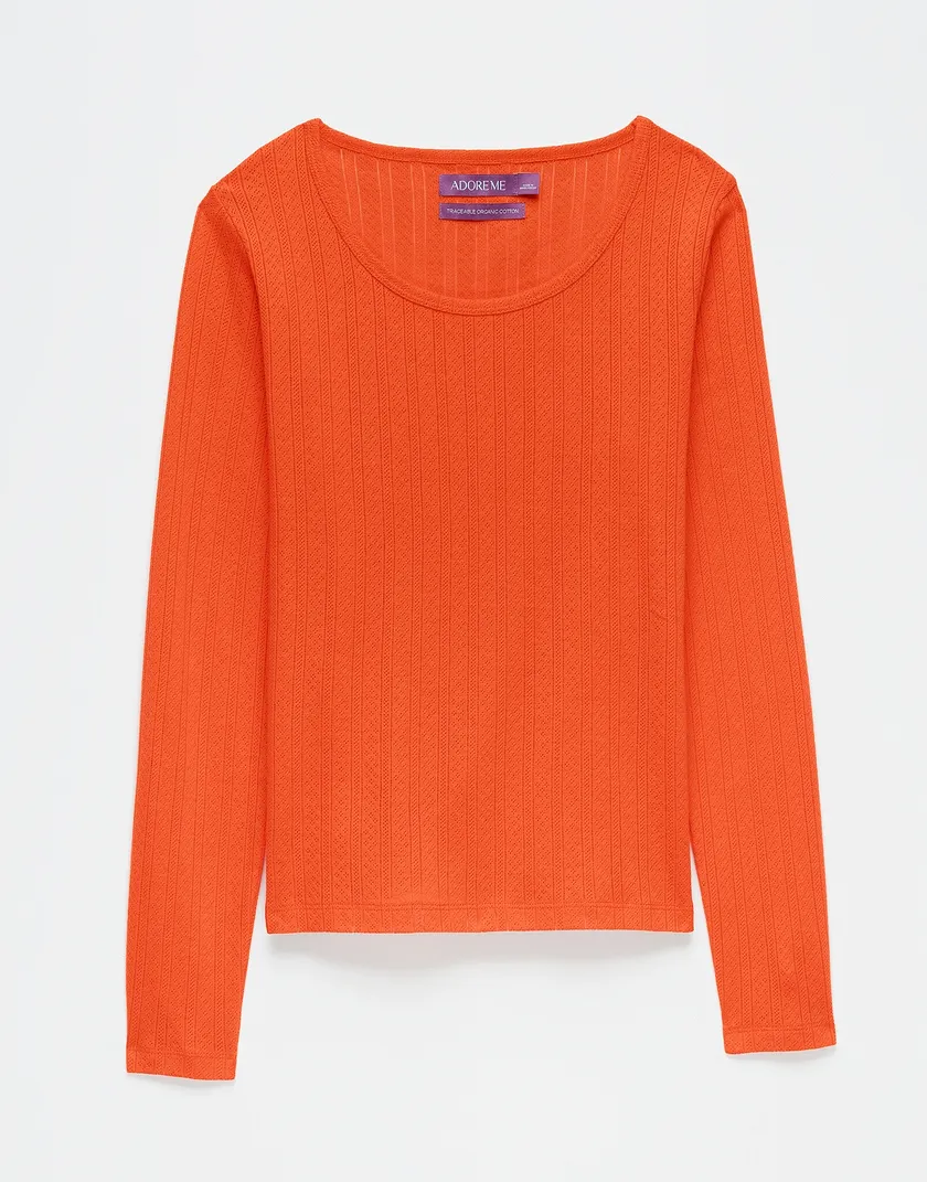 Marguerite Top Dark Orange tops bundle Still 3