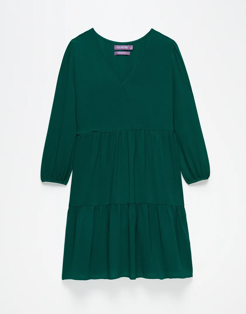 Zinnia Dress Dark Green dresses bundle Still 2