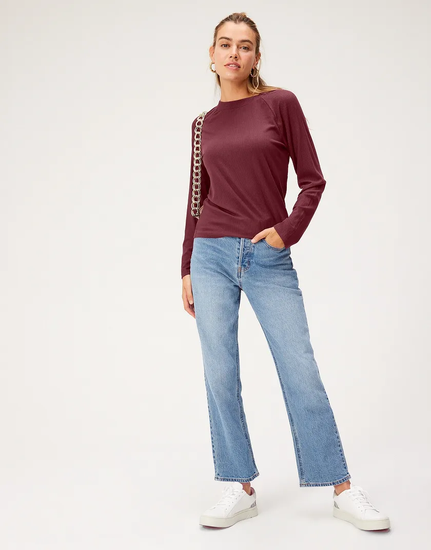 Dahlia Top Dark Brown tops bundle Model 4