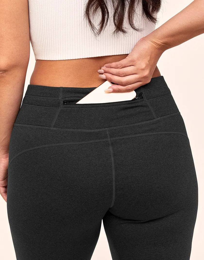 Fiona Fleece Lined Legging Black 2 Plus activewear bundle Model 4