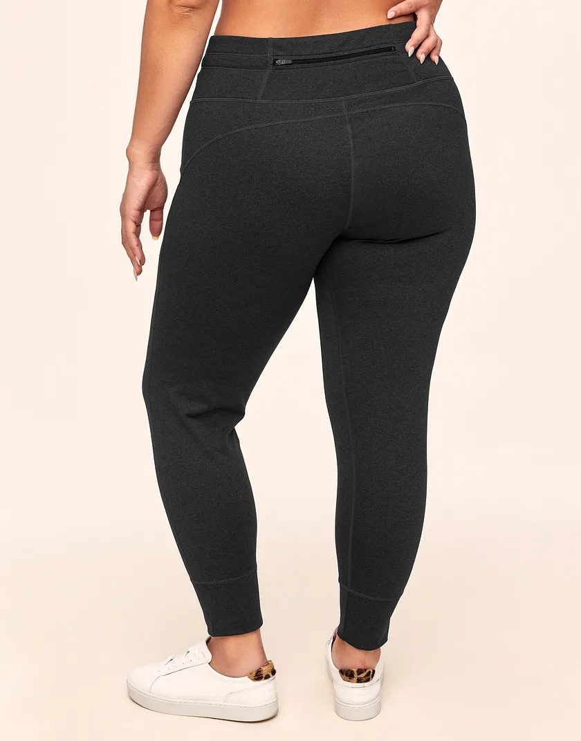 Fiona Fleece Lined Legging Black 2 Plus activewear bundle Model 6