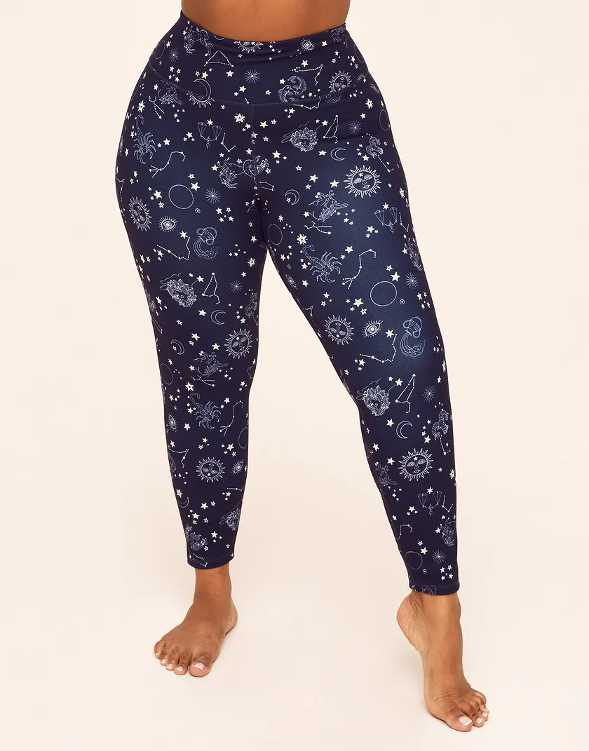Cora Cozy 7/8 Novelty Blue Plus activewear bundle Model 1