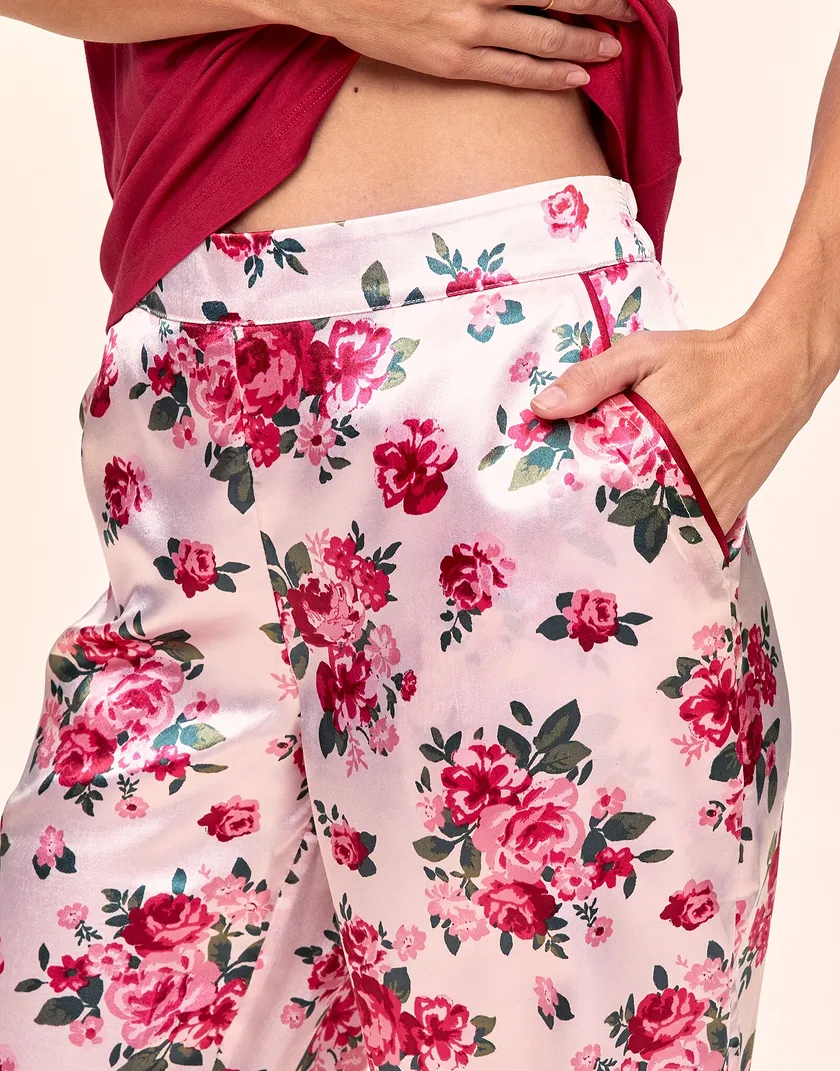 Alania Dark Red sleepwear bundle Model 4