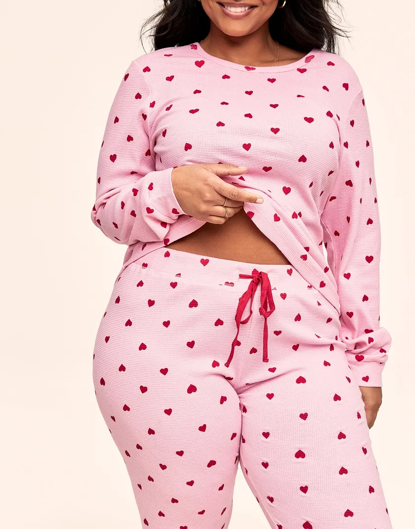 Muriel Heart Pink Plus sleepwear bundle Model 4