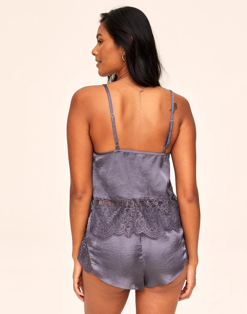 Evlyn Dark Purple lingerie bundle Model 4