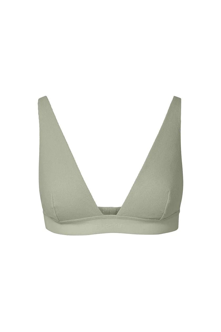 Tania Medium Green Unlined bra bundle Still 3