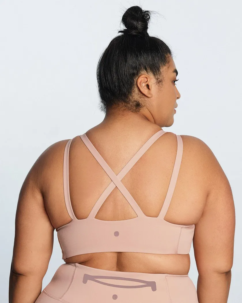 Do Bra X EBN Pink Plus activewear bundle Model 2