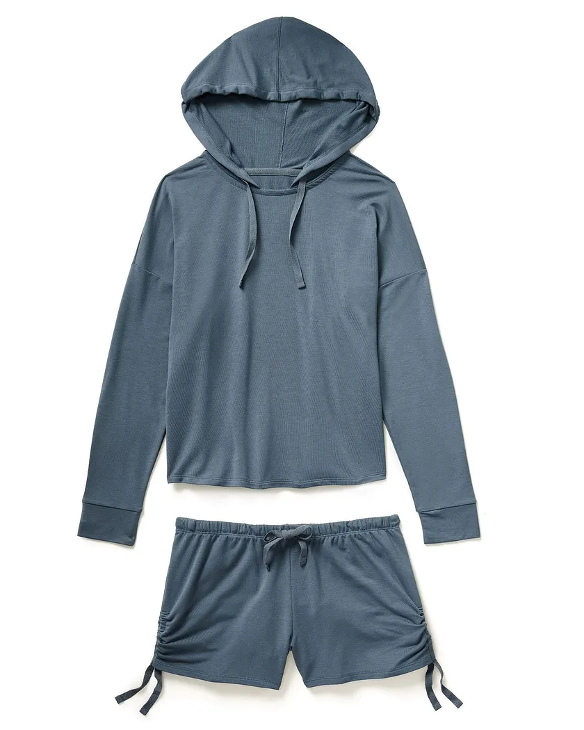 Abbey Dark Blue lounge bundle Still 3