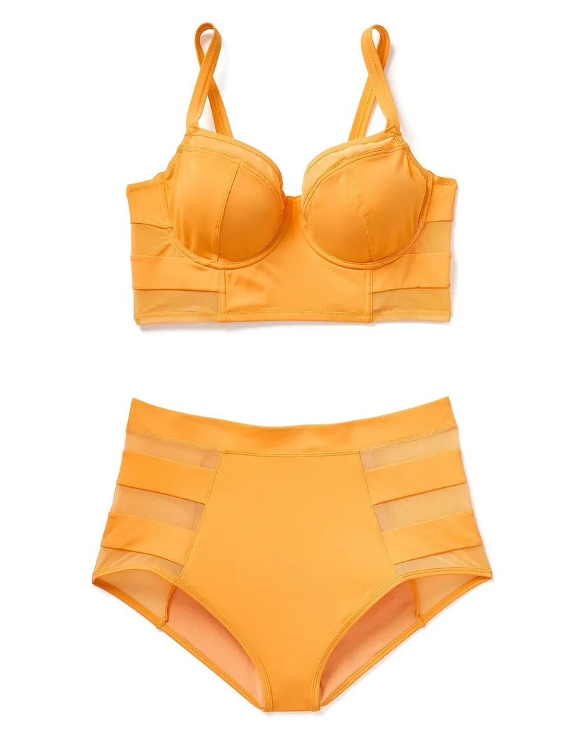 Daeny Medium Orange 2 Contour swimwear bundle Still 3