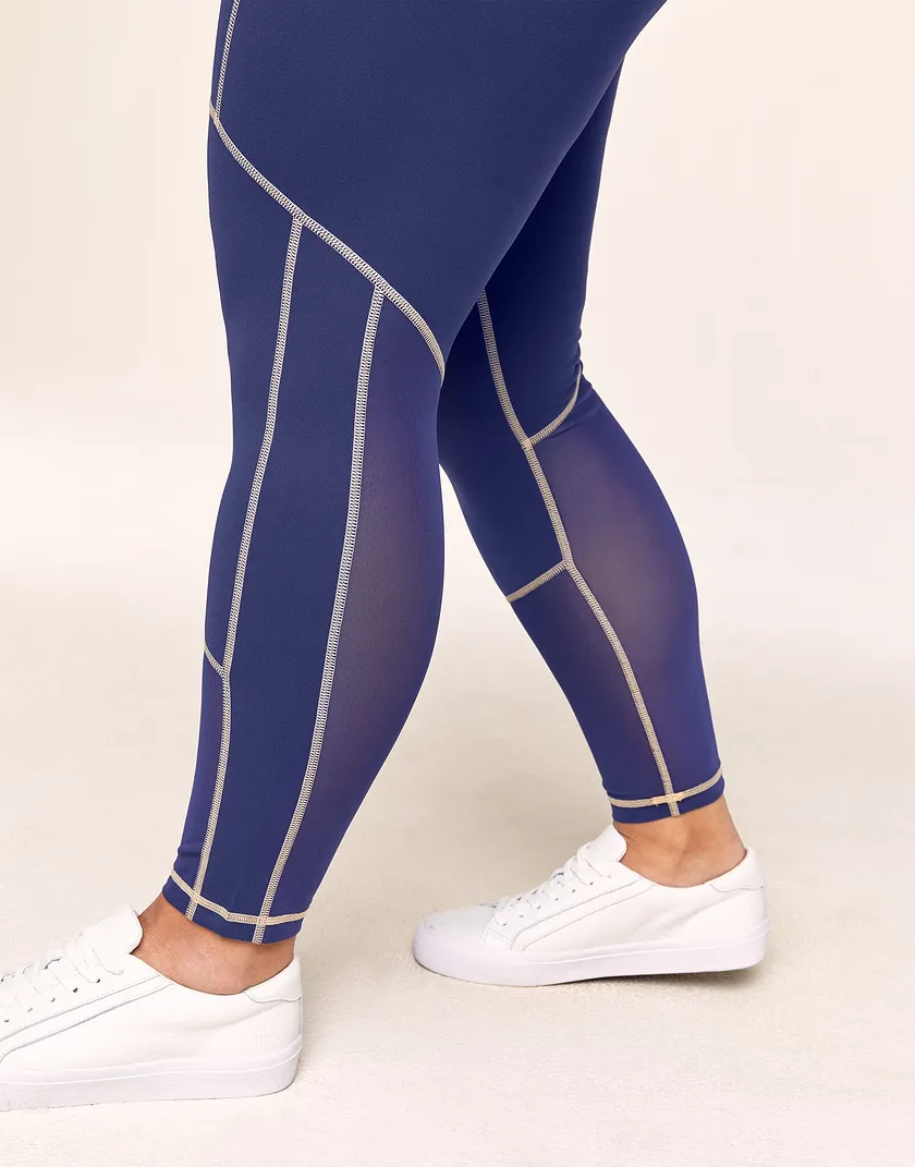 Cora Cozy Ventilation 7/8 Blue Plus activewear bundle Model 5