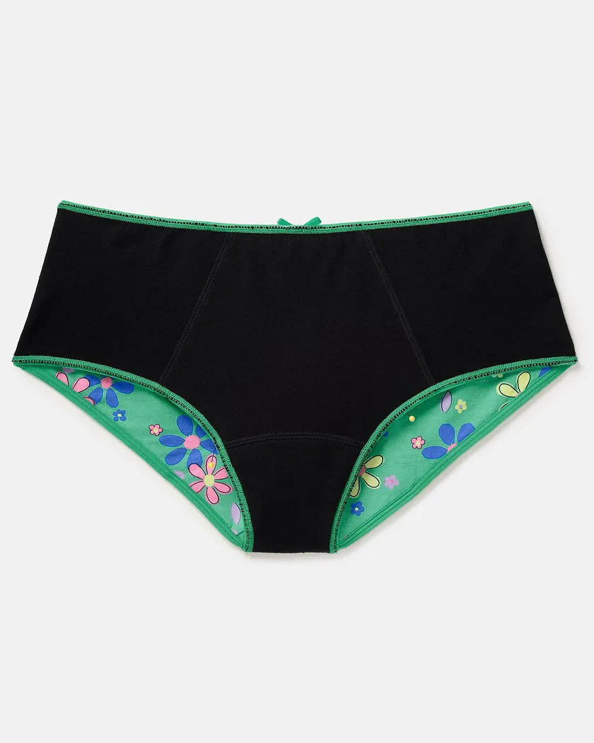 Blake Midi Brief Floral Green panty bundle Still 2