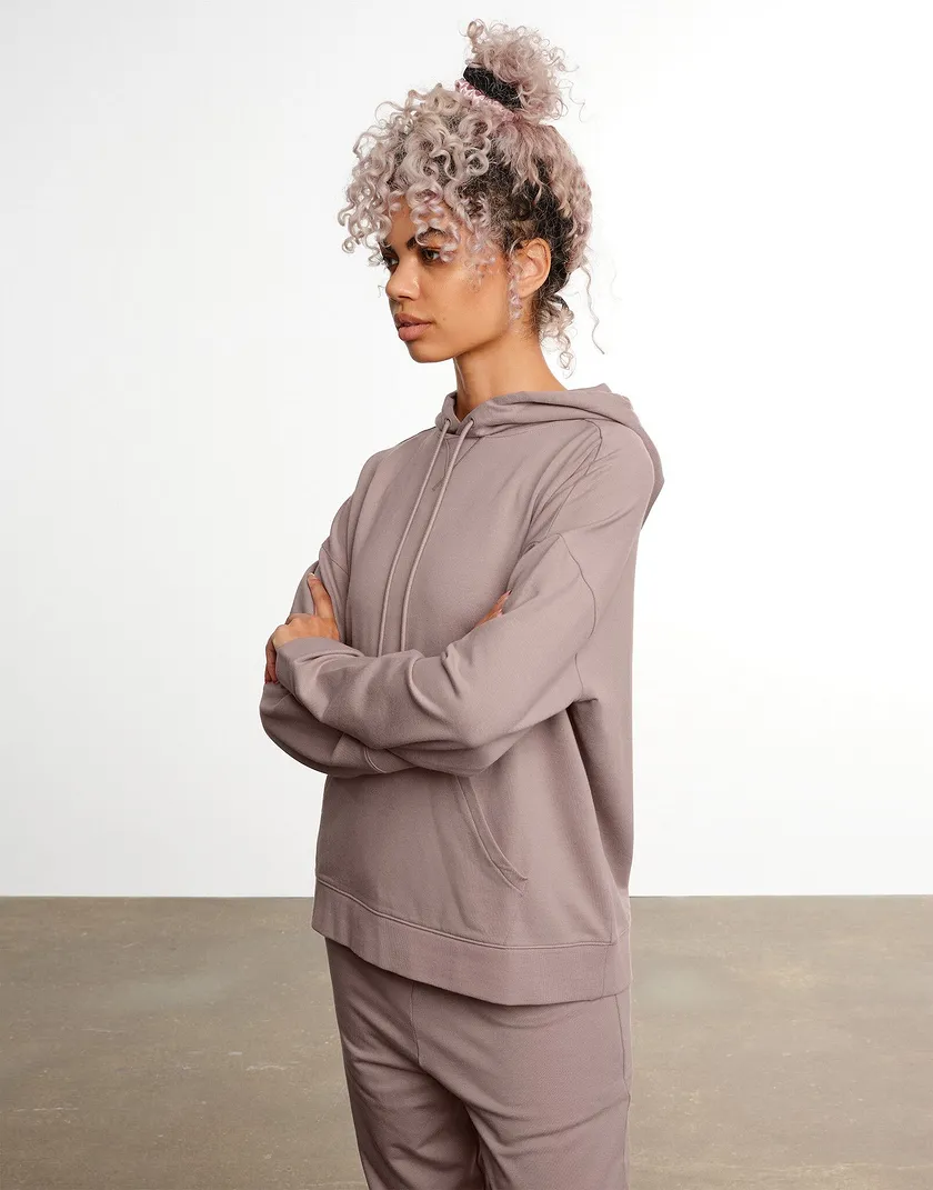 Chill Hoodie Pink athleisure bundle Model 4
