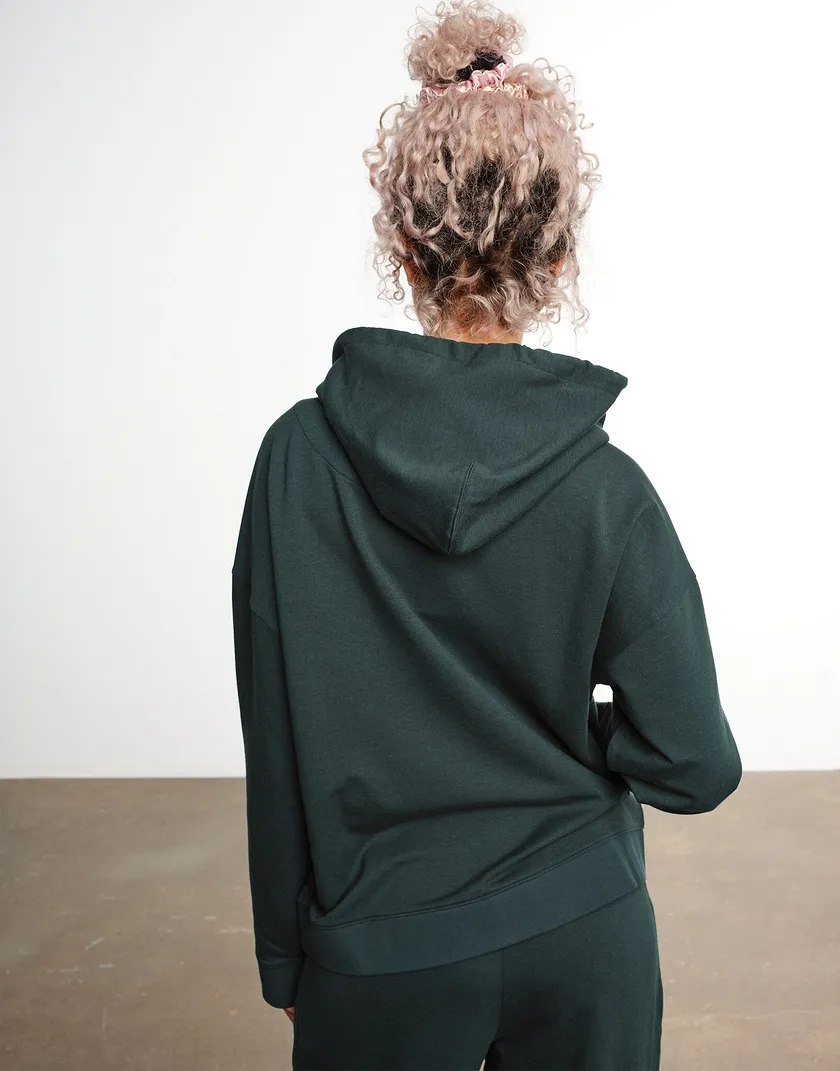 Chill Hoodie Dark Green athleisure bundle Model 4
